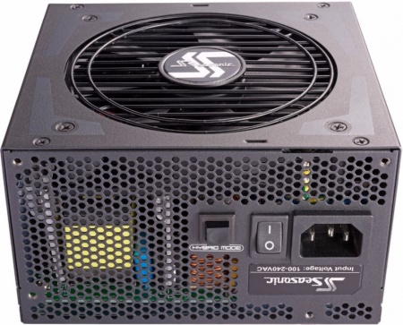 Блок питания Seasonic ATX 750W FOCUS Plus SSR-750PX 80+ platinum 24pin APFC 120mm fan 8xSATA Cab Manag RTL