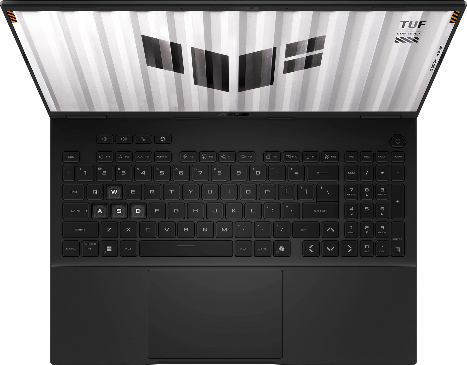 Ноутбук Asus TUF Gaming F16 FX608JPR-RV211 Core i7 14650HX 16Gb SSD512Gb NVIDIA GeForce RTX 5070 8Gb 16" IPS WUXGA (1920x1200) без ОС grey WiFi BT Cam (90NR0NG1-M00C80)
