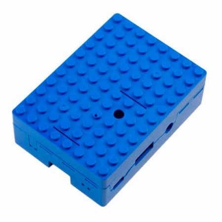 RA184 Корпус ACD Blue ABS Plastic Building Block case for Raspberry Pi 3 B (CBPIBLOX-BLU) (494354)