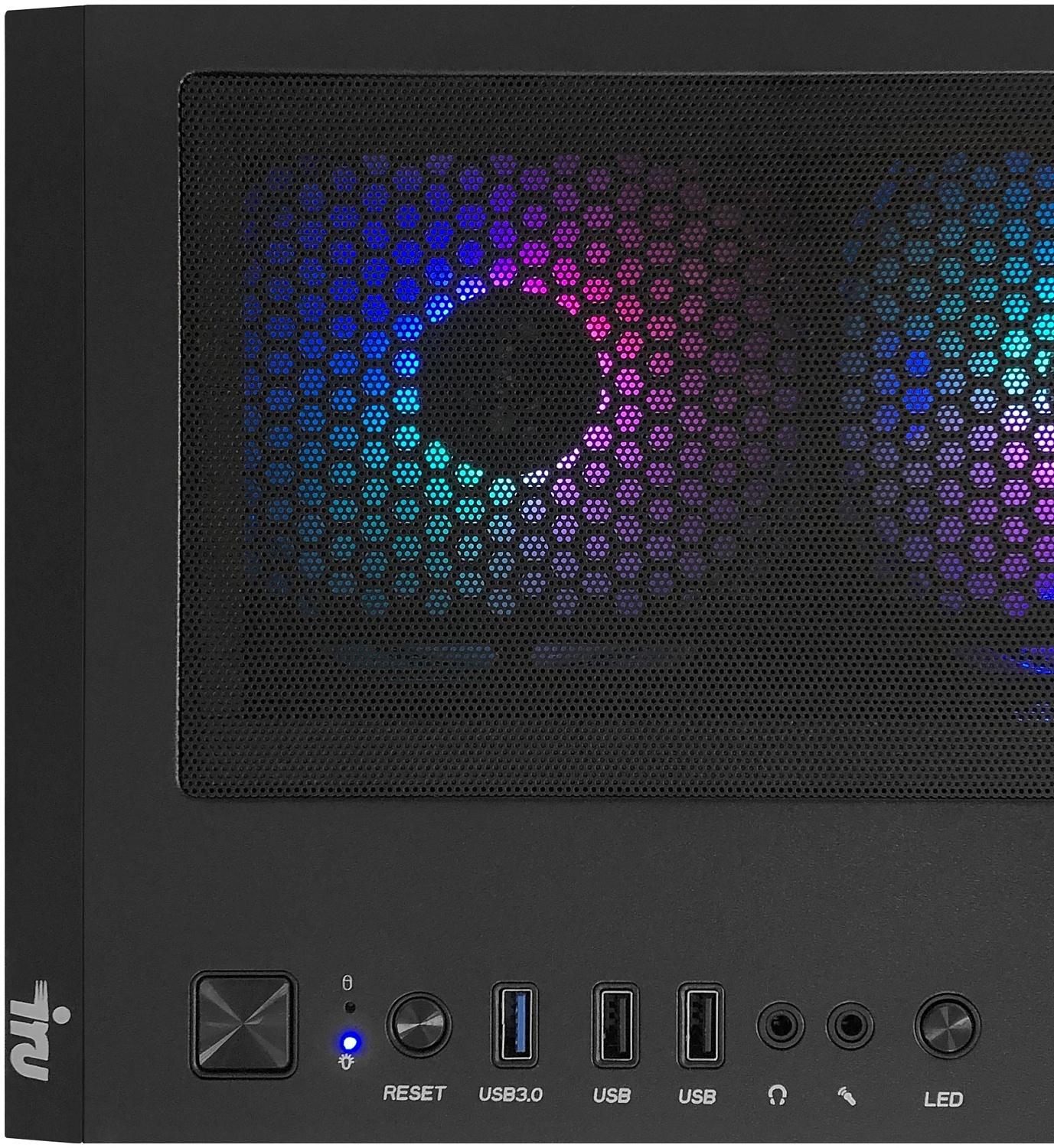 ПК IRU Game 710Z7GP MT i7 13700KF (3.4) 32Gb SSD1Tb RTX4080 16Gb Free DOS GbitEth 850W черный (1993976)