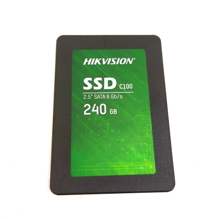 2.5" 240GB Hikvision C100 Client SSD (HS-SSD-C100/240G) SATA 6Gb/s, 530/400, IOPS 28/51K, MTB уц-3-5 3D NAND TLC, 80TBW, 0,3DWPD, RTL (657000)