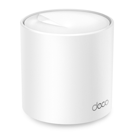 TP-Link Deco X50(1-pack), AX3000 Домашняя Mesh Wi-Fi 6 система, 1 устройство, до 574 Мбит/с на 2,4 ГГц + до 2402 Мбит/с на 5 ГГц, 2 встр. антенны, 3 гиг. порта (WAN/LAN)