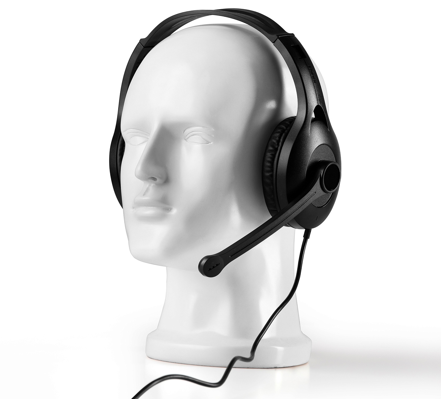 Наушники с микрофоном Edifier K800 USB черный 2.8м накладные USB оголовье