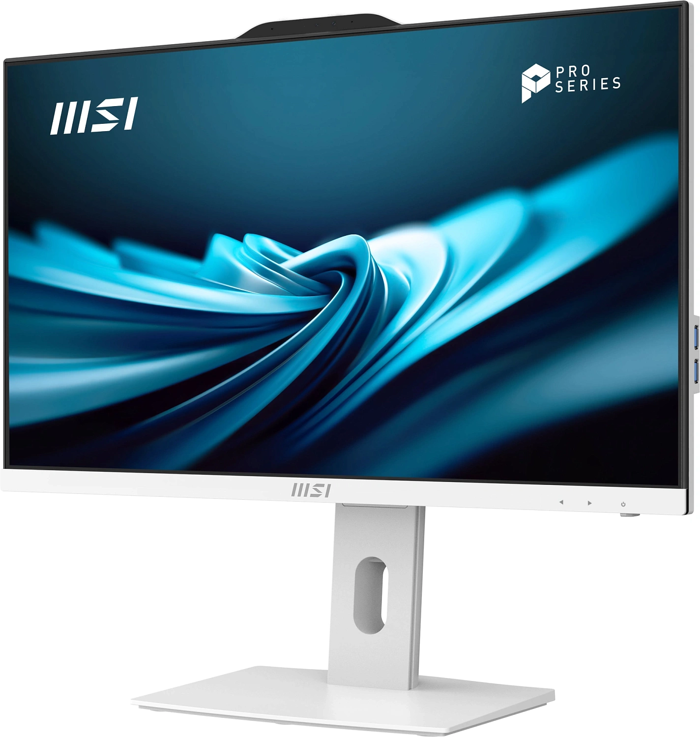 Моноблок MSI Pro AP242P 14M-684XRU 23.8" Full HD i5 14400 (2.5) 8Gb SSD512Gb UHDG 730 без ОС GbitEth WiFi BT 120W клавиатура мышь Cam белый 1920x1080