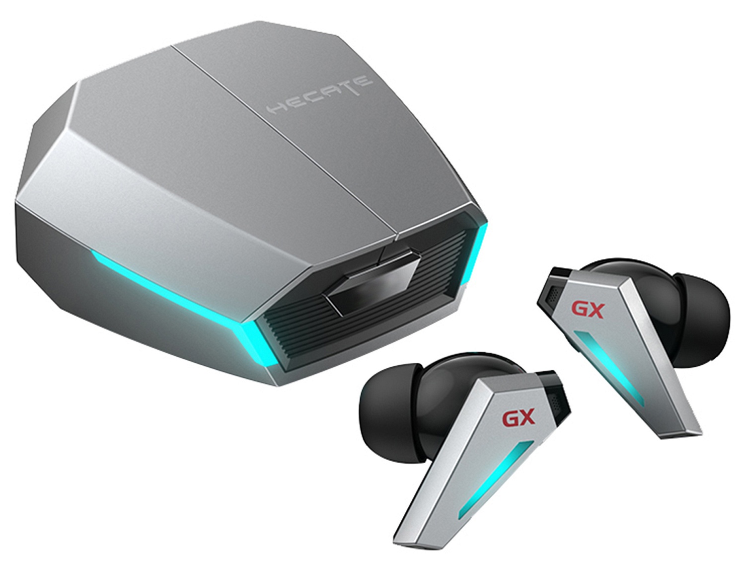 Наушники с микрофоном Edifier GX07 серый/черный вкладыши BT в ушной раковине