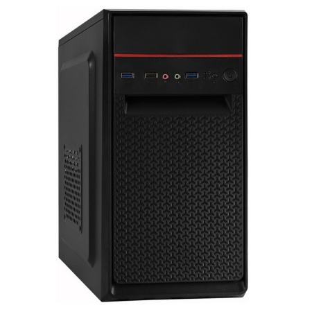 Корпус Minitower ExeGate BAA-107U-AAA350 (mATX, БП AAA350 с вент. 8см, 1*USB+2*USB3.0, аудио, черный