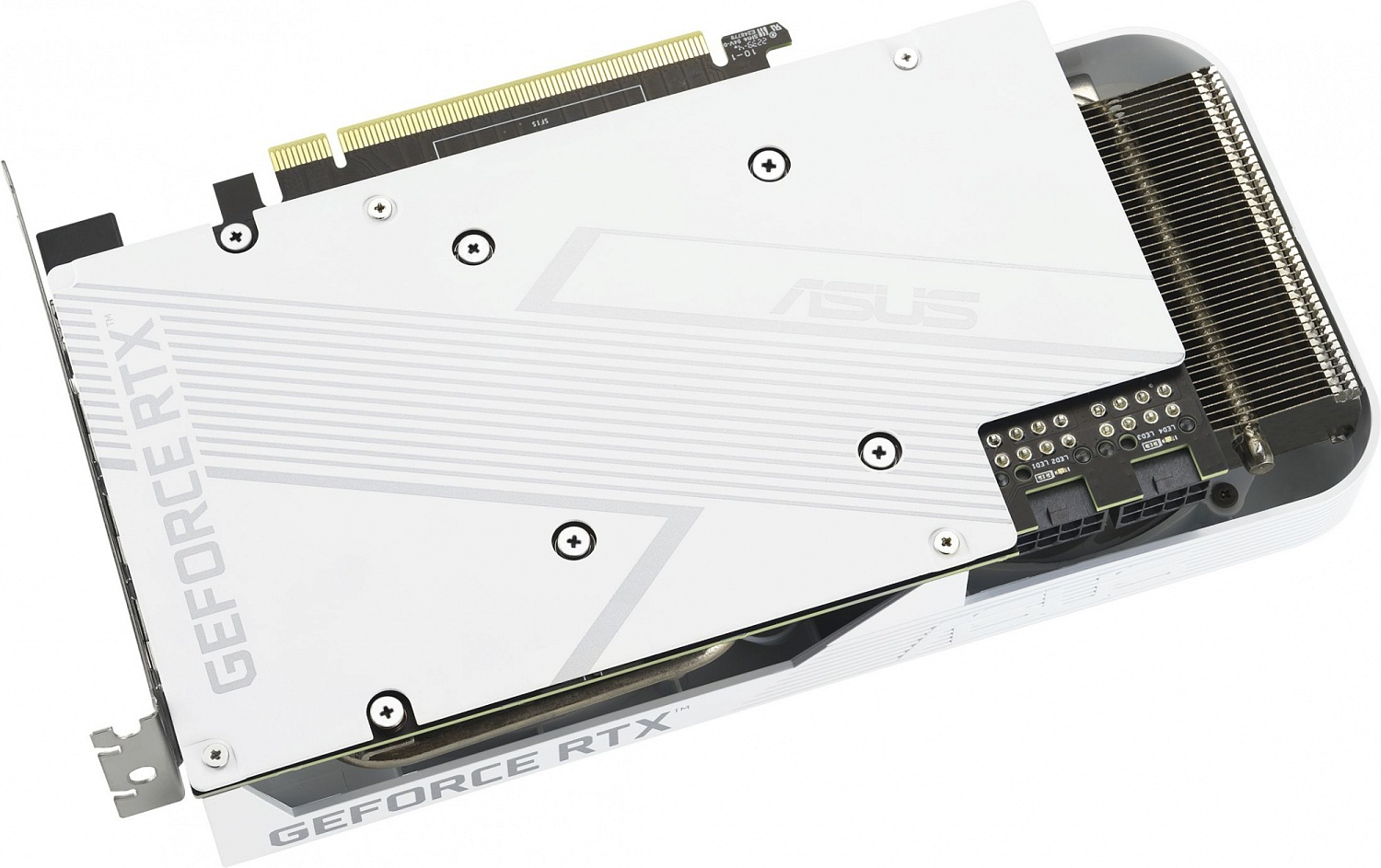 Видеокарта ASUS DUAL-RTX3060TI-O8GD6X-WHITE//RTX3060TI HDMI DP*3 8G D6X; 90YV0IP2-M0NA00