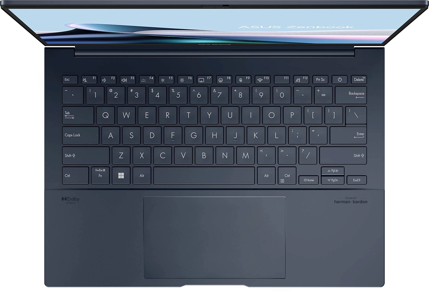 Ноутбук Asus Zenbook 14 OLED UX3405MA-PP239W Core Ultra 7 155H 16Gb SSD1Tb Intel Arc 14" OLED 3K (2880x1800) Windows 11 Home blue WiFi BT Cam Bag (90NB11R1-M00AB0)