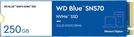 Твердотельный накопитель Western Digital SSD BLUE SN570 NVMe 250Gb M.2 2280 WDS250G3B0C, 1 year