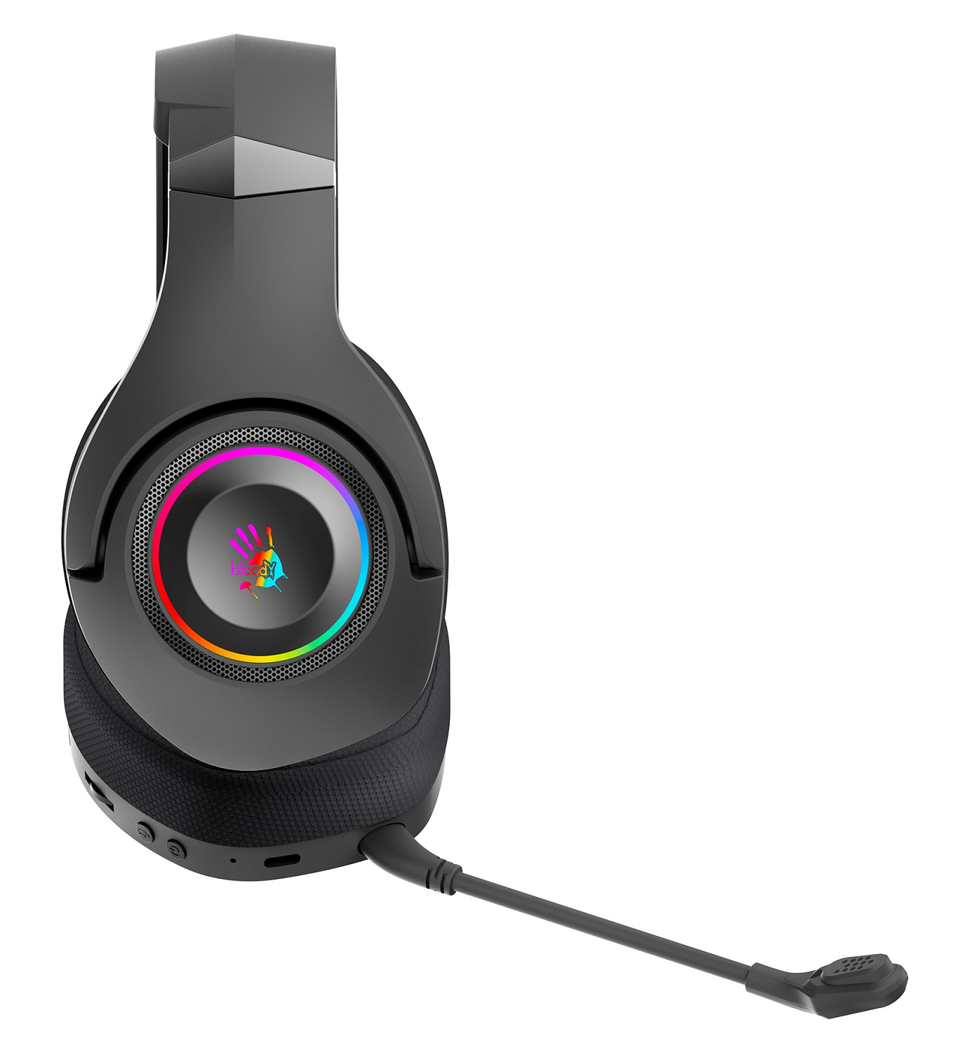 Наушники с микрофоном A4Tech Bloody GR270 черный 1.5м мониторные BT/Radio оголовье (GR270)