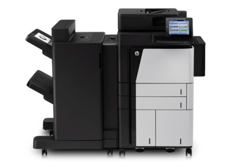 Лазерное многофункциональное устройство HP Color LaserJet Enterprise flow M880z(p/s/c/f,A3+,46,1200dpi,1,5Gb,5trays100+4*500,Duplex,ADF200,Enc.HDD320Gb,PS,USB/GigEth/FIH/HIP,JetLink,LCD8i,KensLock,repl.CE664A,CE665A,Q3938A,Q3939A)