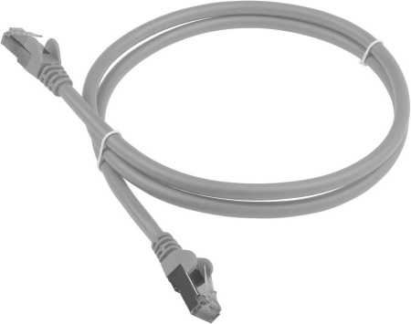 Патч-корд Lanmaster LAN-PC45/S6-1.5-GY FTP RJ-45 вил.-вилка RJ-45 кат.6 1.5м серый LSZH (уп.:1шт)