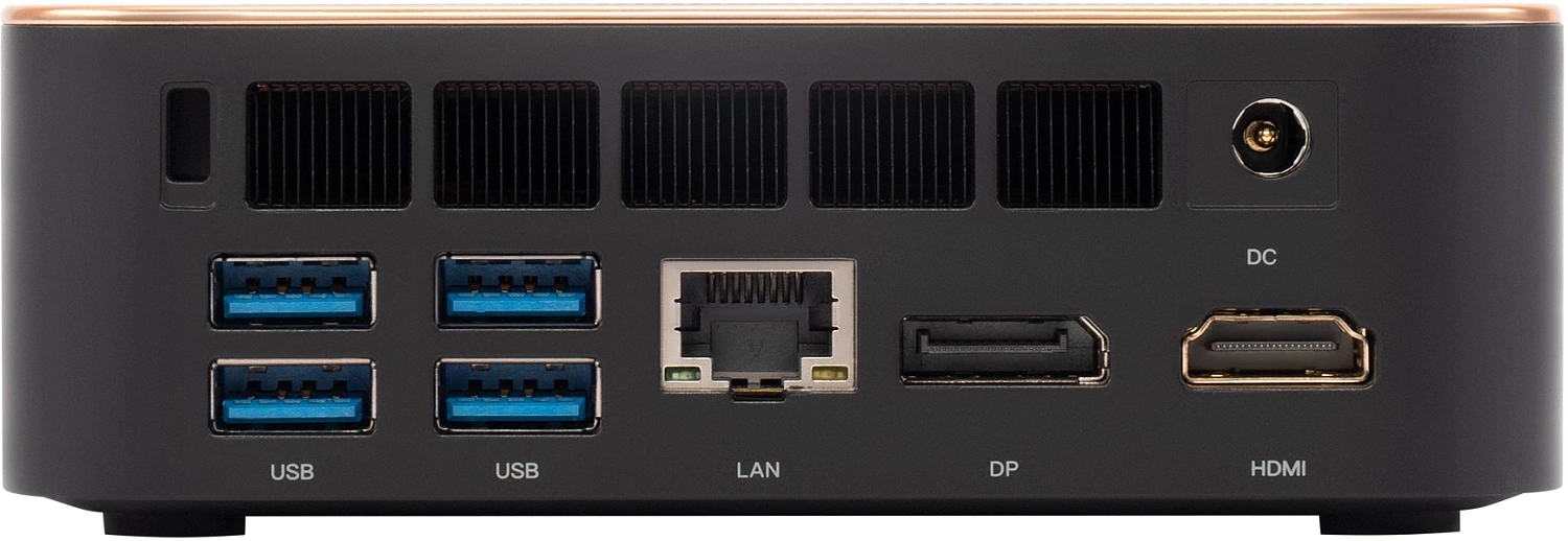 Неттоп IRU Tactio 525 Ryzen 5 6600H (3.3) 16Gb SSD512Gb 660M Windows 11 Pro GbitEth WiFi BT черный (2057781)