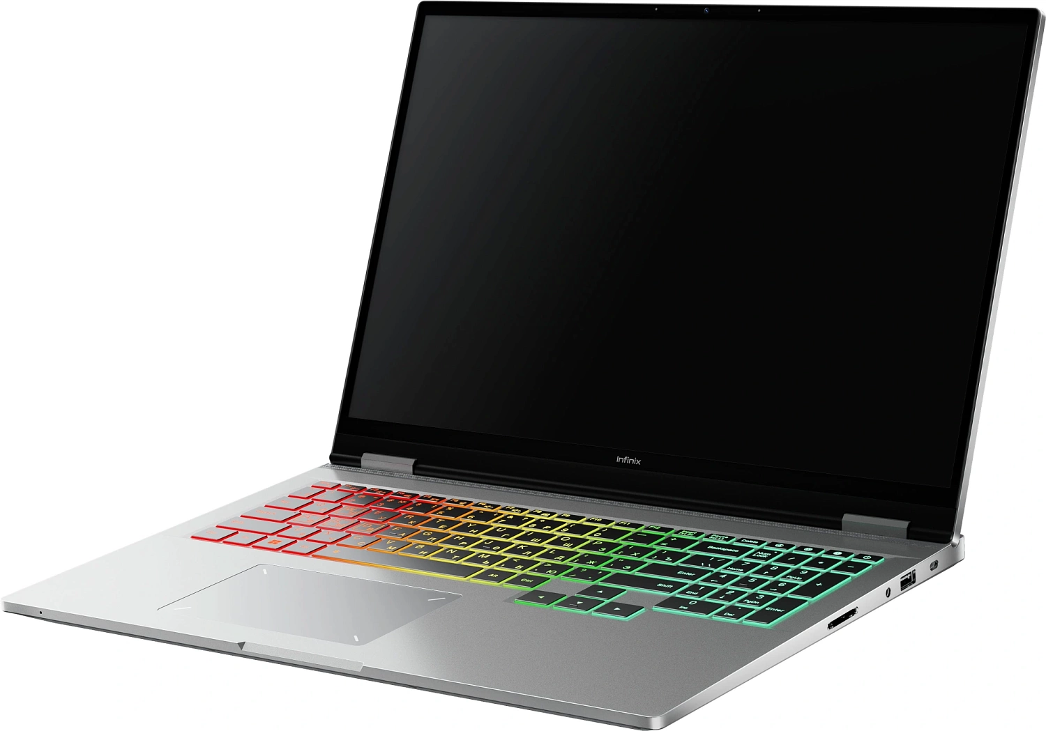 Ноутбук Infinix GTBook GL614 Intel Core i5-13420H/16Gb/SSD512Gb/RTX5060 8Gb (90W)/16"/IPS/WQXGA/2560x1600/120Hz/NoOS/Silver/1.99kg (71005000135)