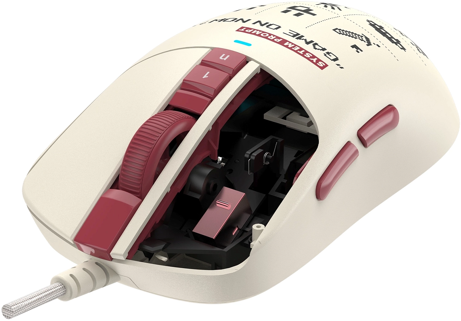 Мышь A4Tech Bloody W72 Ultra Pixels Red рисунок/бежевый/красный оптическая (20000dpi) USB (7but)