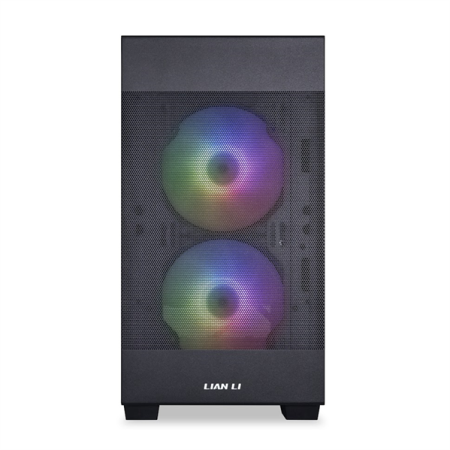 Корпус LIAN LI Lancool 205M Mesh Black,  Medium Case: Micro ATX/Mini-ITX, 2xUSB 3.0, 2xAudio, Included Fans: 2x140mm ARGB PWM (незначительное повреждение коробки)