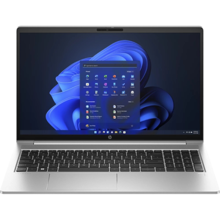 Ноутбук HP ProBook 450 G10 Core i7-1355U 15.6 FHD (1920x1080) AG UWVA 16GB (1x16GB) DDR4 3200 512GB SSD,51Wh,FPR,Intel AX211 Wi-Fi,Backlit,1,8kg,1y,Silver,Dos,KB Eng/Rus