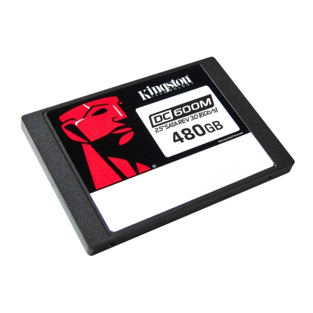 Твердотельный накопитель Kingston Enterprise SSD 480GB DC600M 2.5" SATA 3 R560/W470MB/s 3D TLC MTBF 2M 94 000/41 000 IOPS 876TBW (Mixed-Use) 3 years