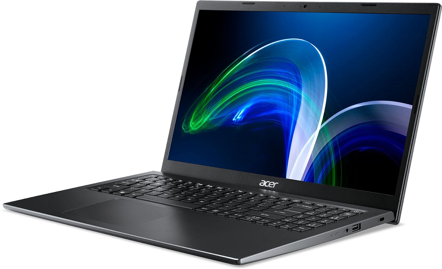Ноутбук Acer Extensa 15 EX215-54-52E7 Core i5 1135G7 8Gb SSD256Gb Intel Iris Plus graphics 15.6" IPS FHD (1920x1080) Eshell black WiFi BT Cam (NX.EGJER.007)