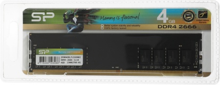 Память DDR4 4Gb 2666MHz Silicon Power SP004GBLFU266N02 RTL PC4-21300 CL19 DIMM 288-pin 1.2В single rank Ret