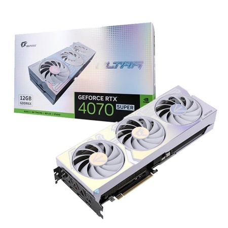 Видеокарта Colorful RTX4070 SUPER iGame Ultra W OC-V 12GB GDDR6X 192bit 3xDP HDMI 3FAN