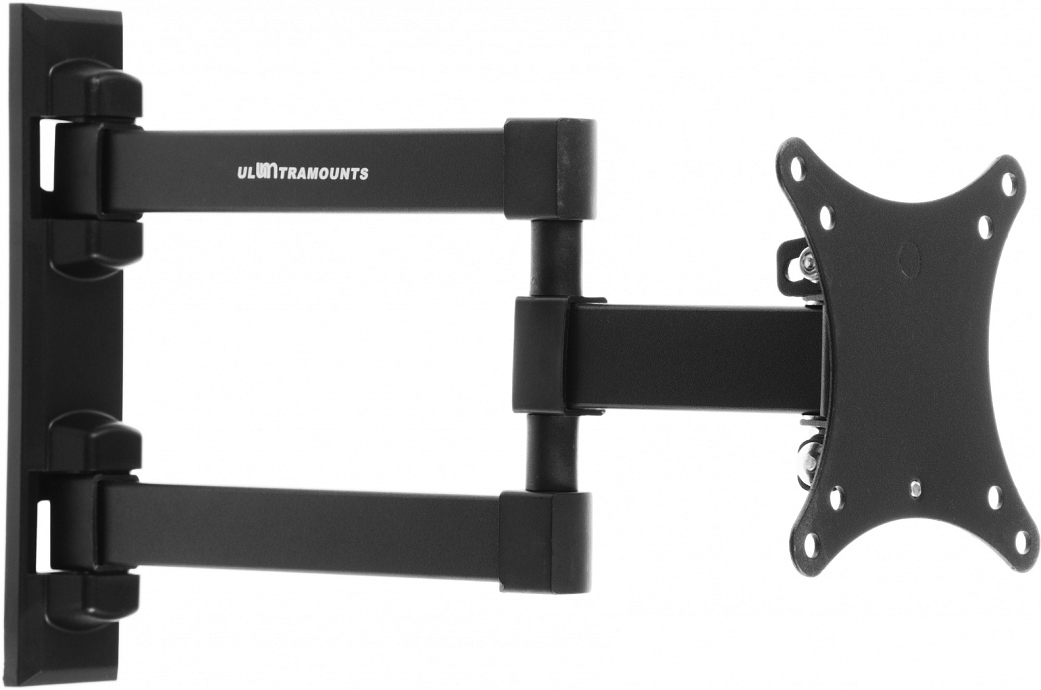 Кронштейн для телевизора Ultramounts UM893 черный 13"-27" макс.20кг настенный поворотно-выдвижной и наклонный