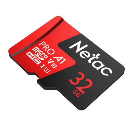 Носитель информации Netac P500 Extreme PRO 32GB MicroSDHC V10/A1/C10 up to 100MB/s, retail pack card only