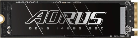 Твердотельный накопитель SSD Gigabyte 4TB M.2 2280 AORUS Gen5 14000 AG514K4TB PCI-Express 5.0x4, NVMe 2.0, 3D TLC NAND, Phison PS5026-E26