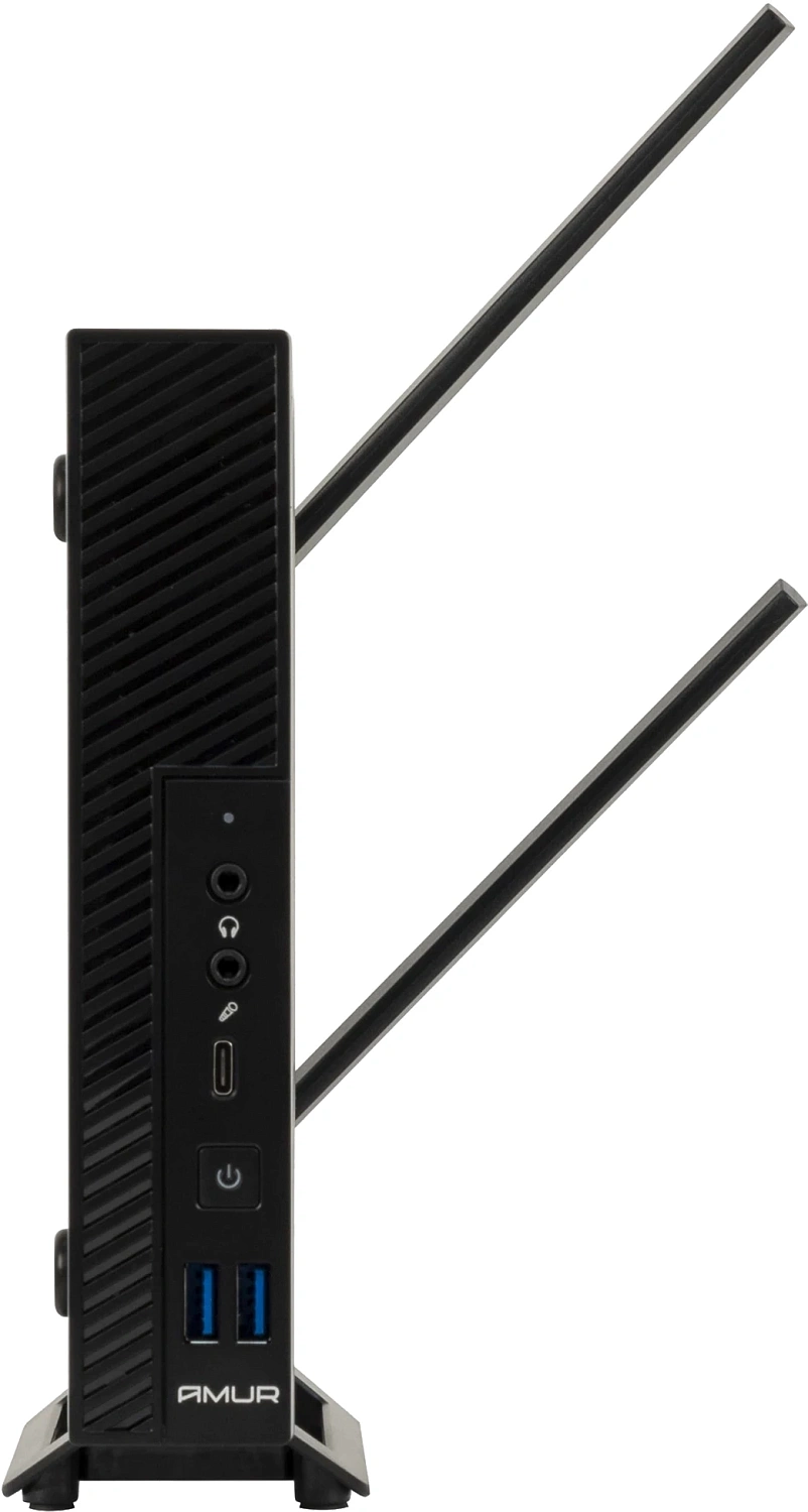 ПК Мини Amur Финвал H6I12 i5 12400 (2.5) 16Gb SSD512Gb UHDG 730 FreeDOS GbitEth WiFi BT 120W черный (RUS) (2147545)