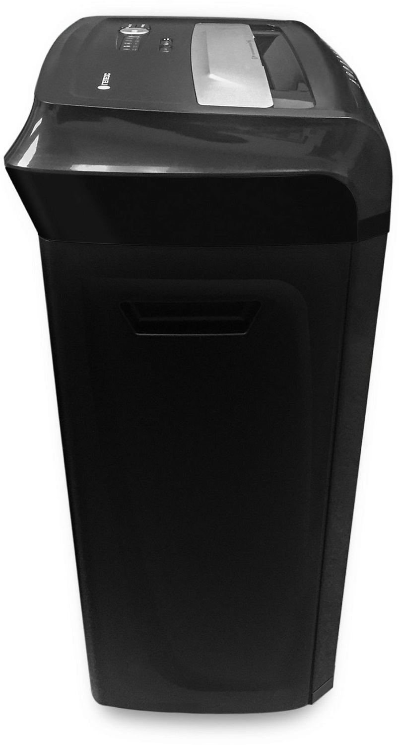 Шредер Heleos УО36-4 черный/серебристый (секр.P-4) фрагменты 29лист. 36лтр. скрепки пл.карты CD