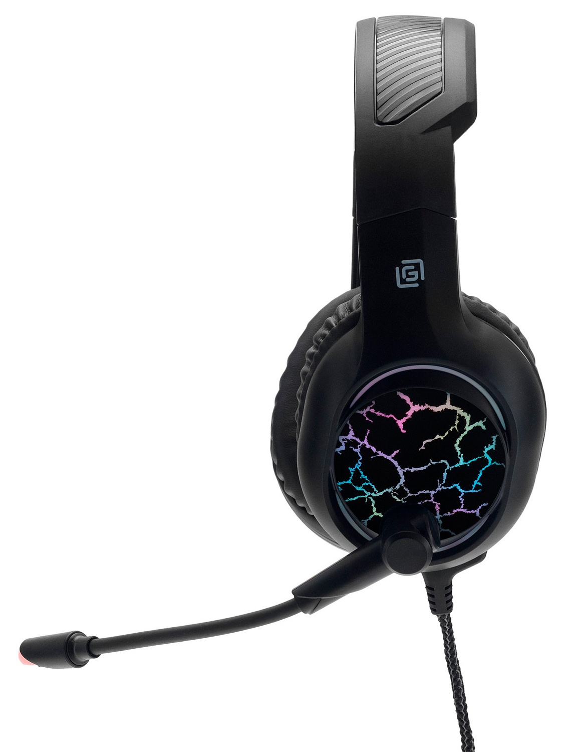 Наушники с микрофоном Оклик HS-L930G SNORTER черный 2.1м мониторные USB оголовье (1192375)