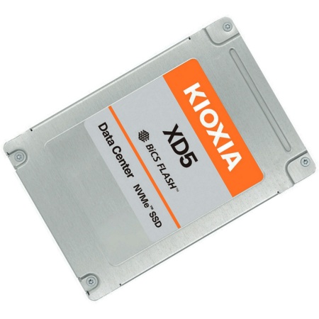 2.5" U.2 1920GB KIOXIA (Toshiba) XD5 Enterprise SSD KXD51RUE1T92 PCIe Gen3x4 with NVMe, 2700/895, KXD51RUE1T92 IOPS 250/21K, MTBF 2M, TLC, 1DWPD, 7mm, Bulk