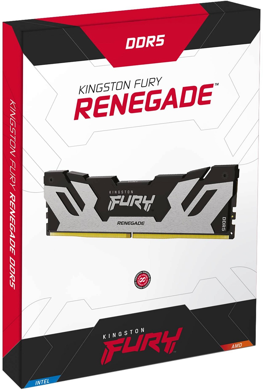 Оперативная память Kingston DDR5 48GB 6000MT/s DDR5 CL32 DIMM FURY Renegade Silver XMP