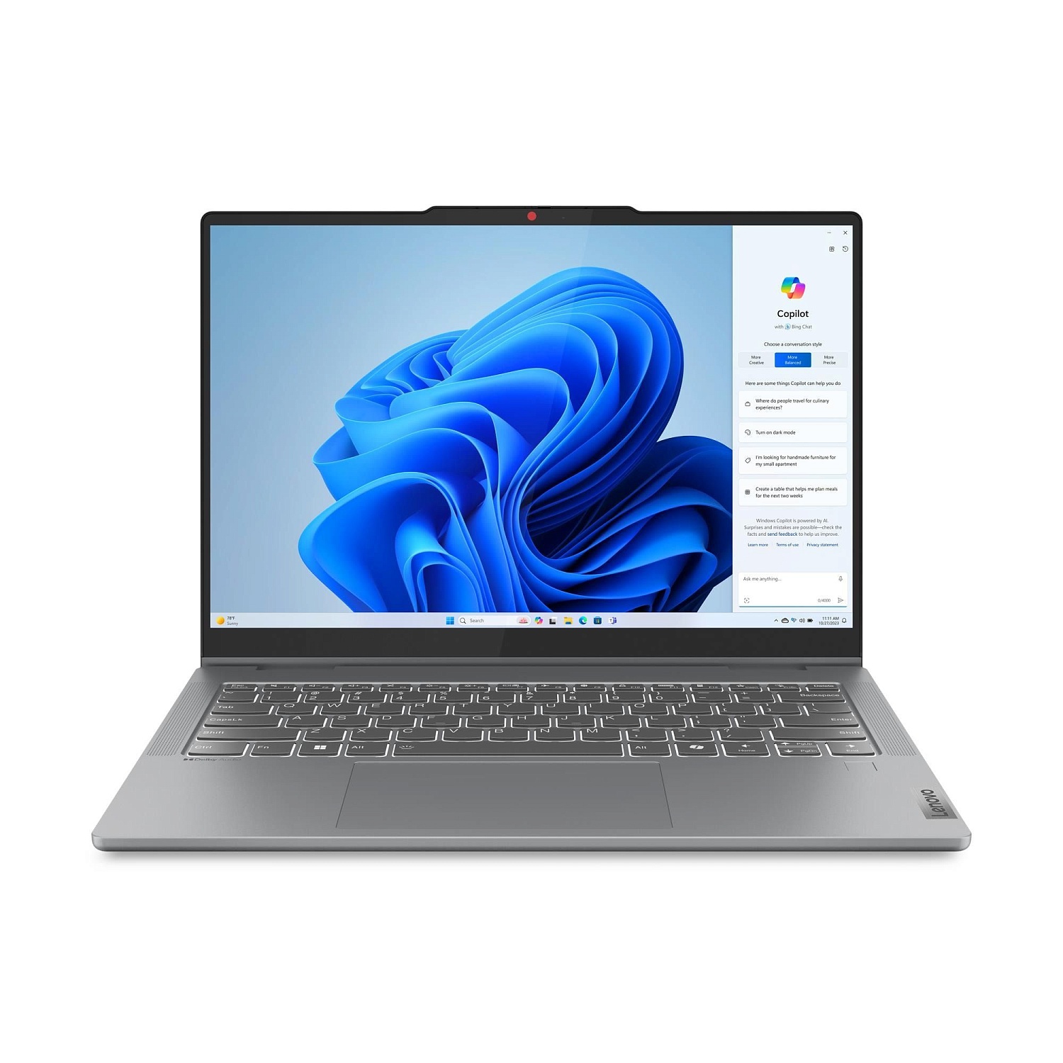 Ноутбук Lenovo IdeaPad 5 14IRH9 Core i5 13420H 16Gb SSD1Tb Intel UHD Graphics 14" OLED Touch WUXGA (1920x1200) без ОС grey WiFi BT Cam (83KX0082RK)