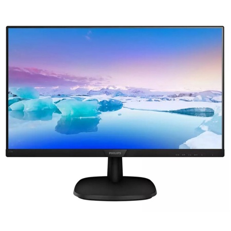 Монитор Philips Bad Pack 27" 273V7QJAB (00/01) Black (IPS, 1920x1080, D-sub+HDMI+DP, 5 ms, 178°/178°, 250 cd/m, 1000:1 (100M:1), MM) (745912) / (745905)