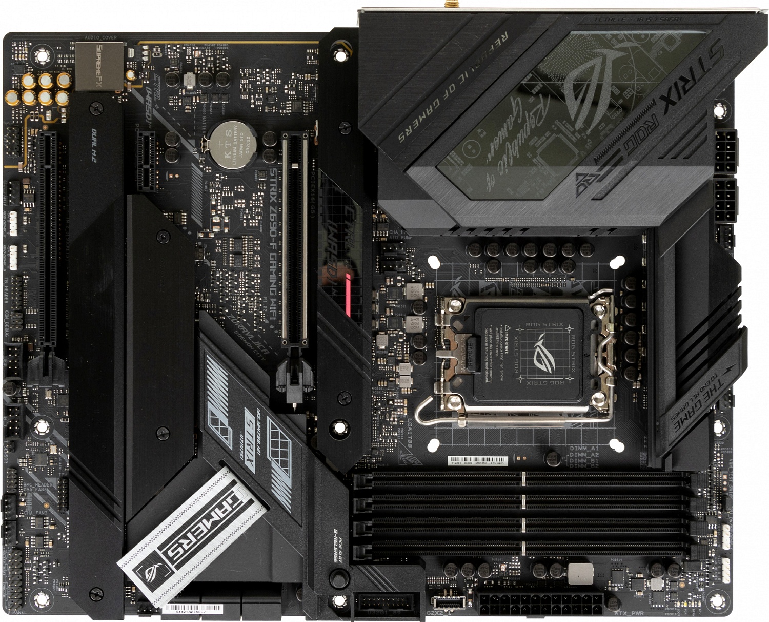 Материнская плата Asus ROG STRIX Z690-F GAMING WIFI Soc-1700 Intel Z690 4xDDR5 ATX AC`97 8ch(7.1) 2.5Gg RAID+HDMI+DP