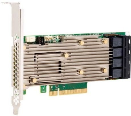 Контроллер Broadcom/LSI 9460-16i (05-50011-00) (PCI-E 3.1 x8, LP) Tri-Mode SAS/SATA/NVMe 12G, RAID 0,1,10,5,6, 50,60 16port (4*SFF8643), 4G onboard, 1 year (Нет низкопрофильной планки)