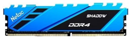 Оперативная память Netac Shadow 8GB DDR4-2666 C19 Blue Memory module (DIMM)