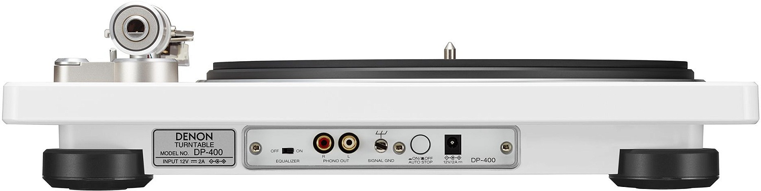 Проигрыватель винила Denon DP-400F частично автоматический белый Проигрыватель винила Denon DP-400F частично автоматический белый