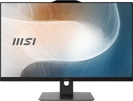 Моноблок MSI Modern AM272P 12M AiO 27" FHD (1920x1080)IPS AG Non-touch, Core i7-1260P (2.1GHz), 32GB DDR4 (2x16GB), 1TB SSD M.2, Intel UHD, WiFi, BT, camera, WirelessKB&mouse Eng/Rus, NoOS,1y war-ty,Black