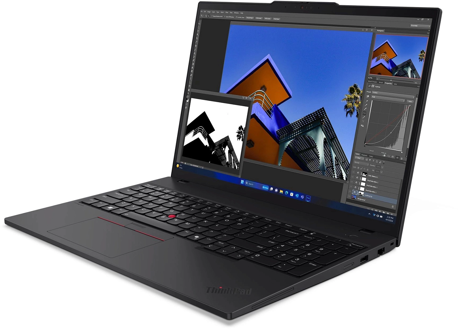 Ноутбук Lenovo ThinkPad T14 G5 Core Ultra 7 155U 16Gb SSD512Gb Intel Graphics 14" IPS WUXGA (1920x1200) Windows 11 Pro 64 black WiFi BT Cam (21MMSC9C00)