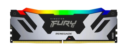 Память DDR5 16GB 6800MHz Kingston KF568C36RSA-16 Fury Renegade Silver XMP RGB RTL Gaming PC5-54400 CL36 DIMM 288-pin 1.4В kit с радиатором Ret