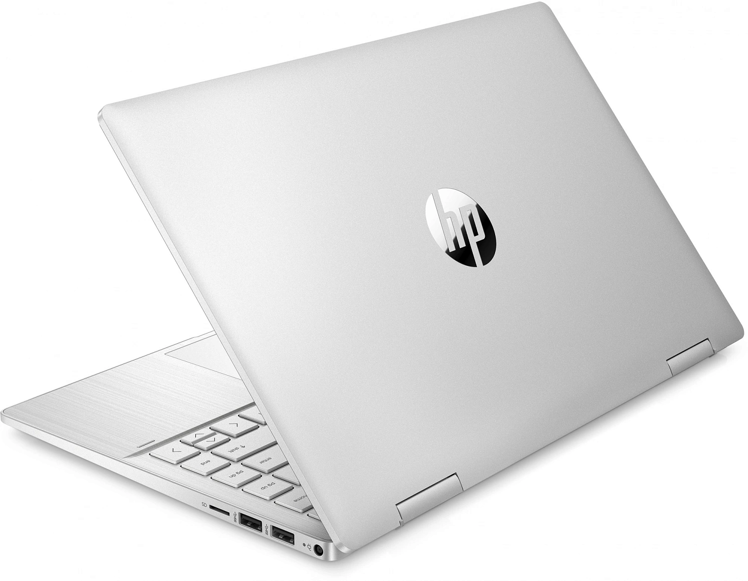 Ноутбук HP Pavilion x360 14-ek1017ci Core i3 1315U 8Gb SSD512Gb Intel UHD Graphics 14" IPS Touch FHD (1920x1080) Free DOS silver WiFi BT Cam (84J79EA)