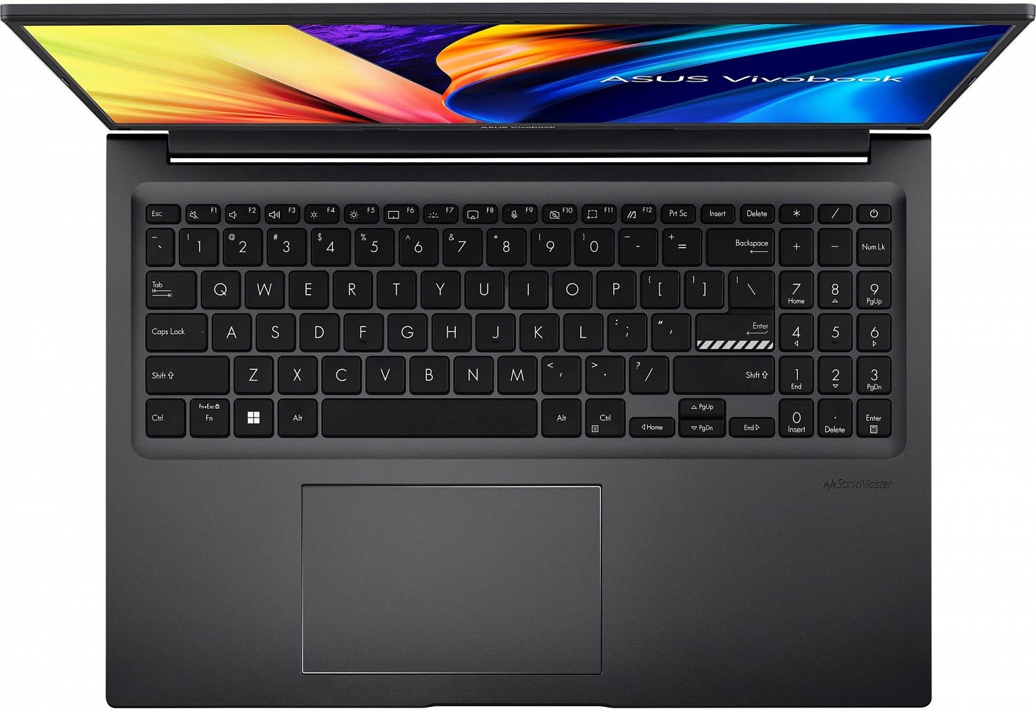 Ноутбук Asus VivoBook 16 X1605ZA-MB573W Core i3 1215U 8Gb SSD512Gb Intel UHD Graphics 16" IPS WUXGA (1920x1200) Windows 11 Home black WiFi BT Cam (90NB0ZA3-M00VH0)