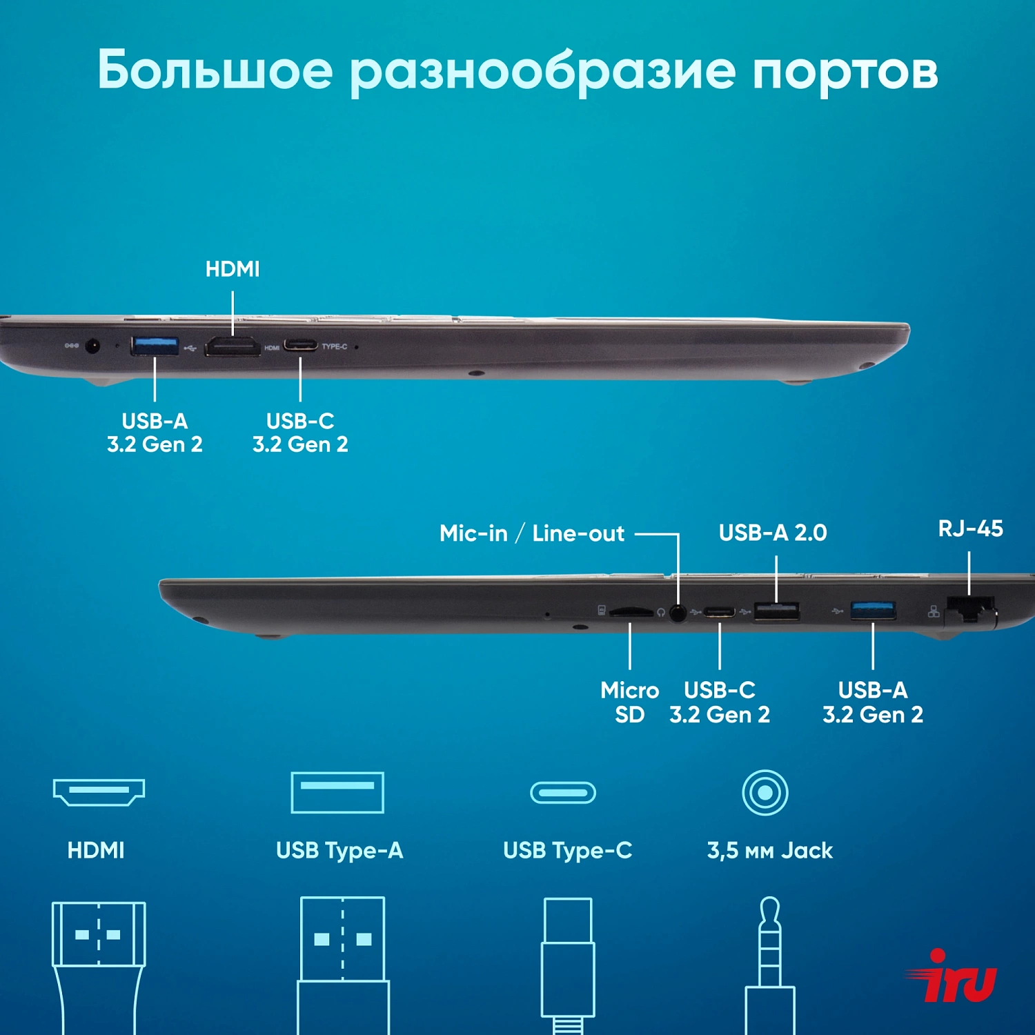Ноутбук IRU Tactio 15ALG Core i5 1235U 8Gb SSD512Gb Intel UHD Graphics 15.6" IPS FHD (1920x1080) Windows 11 Professional black WiFi BT Cam 4500mAh (2019270)