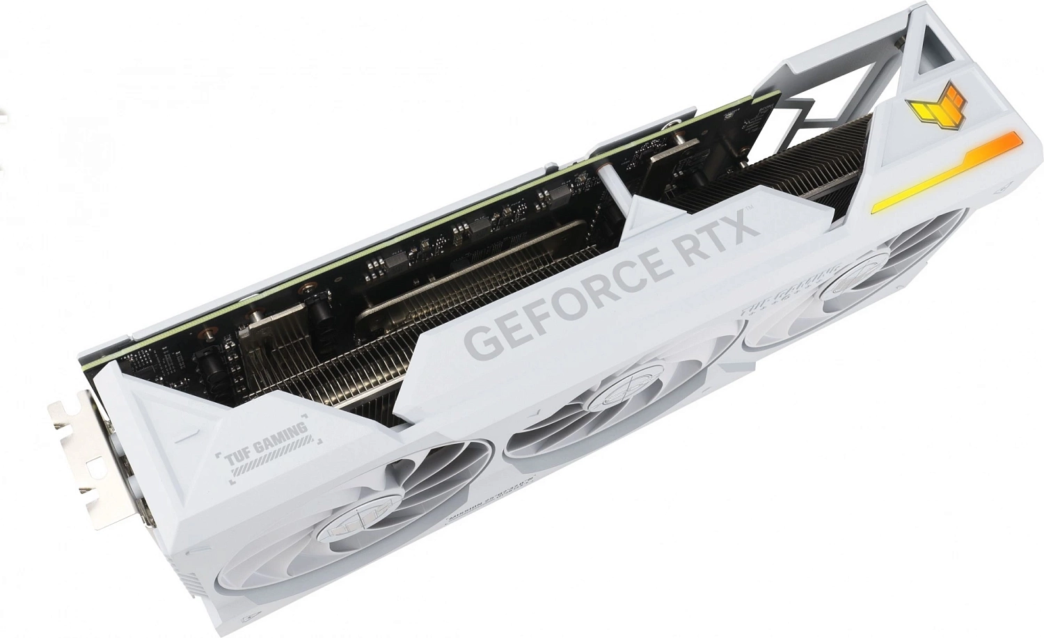 Видеокарта Asus PCI-E 4.0 TUF-RTX4070TIS-16G-BTF-WHITE NVIDIA GeForce RTX 4070TI Super 16Gb 256bit GDDR6X 2610/21000 HDMIx2 DPx3 HDCP Ret