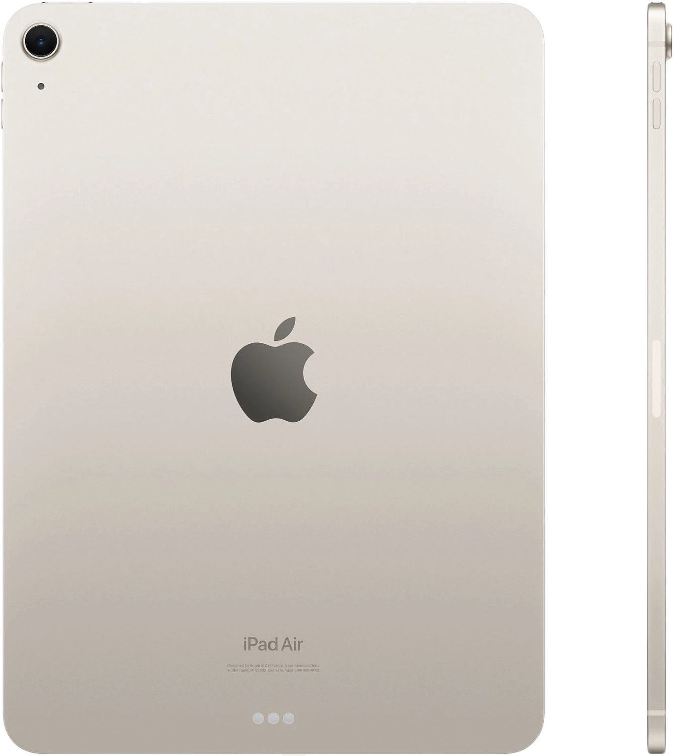 Планшет Apple iPad Air 2024 A2902 2.99 8C RAM8Gb ROM256Gb 11" IPS 2360x1640 iOS сияющая звезда 12Mpix 12Mpix BT WiFi Touch 10hr