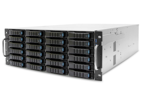 Серверная платформа AIC Storage Server 4U XP1-S401VG02 noCPU(2)2nd Gen Xeon Scalable/TDP 140W/ no DIMM(12)/ 24x3,5''+ 2x2,5''/ 2x10GB SFP+/ 2 x16 slots(FHHL)/ 3 x8 slots(FHHL)/2x1200W