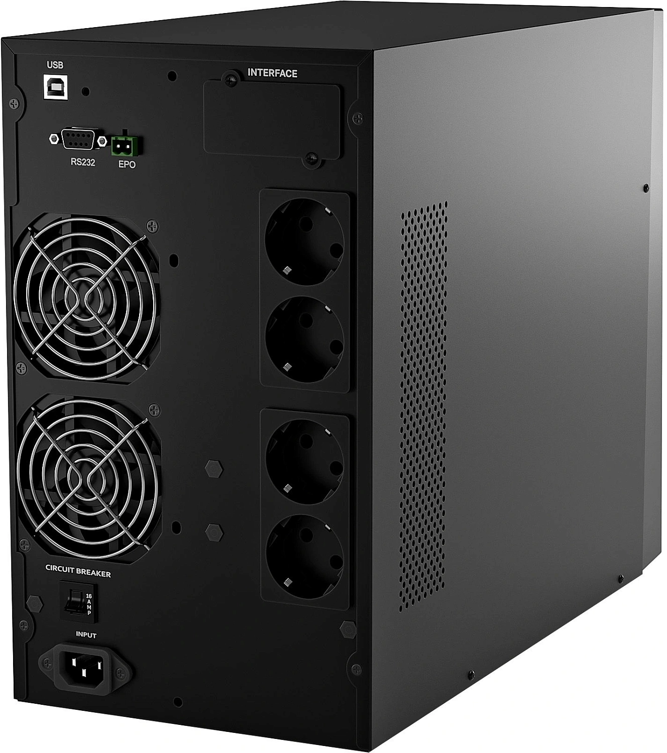 Источник бесперебойного питания Powercom Macan Plus MAC2000TEN 2000Вт 2000ВА черный