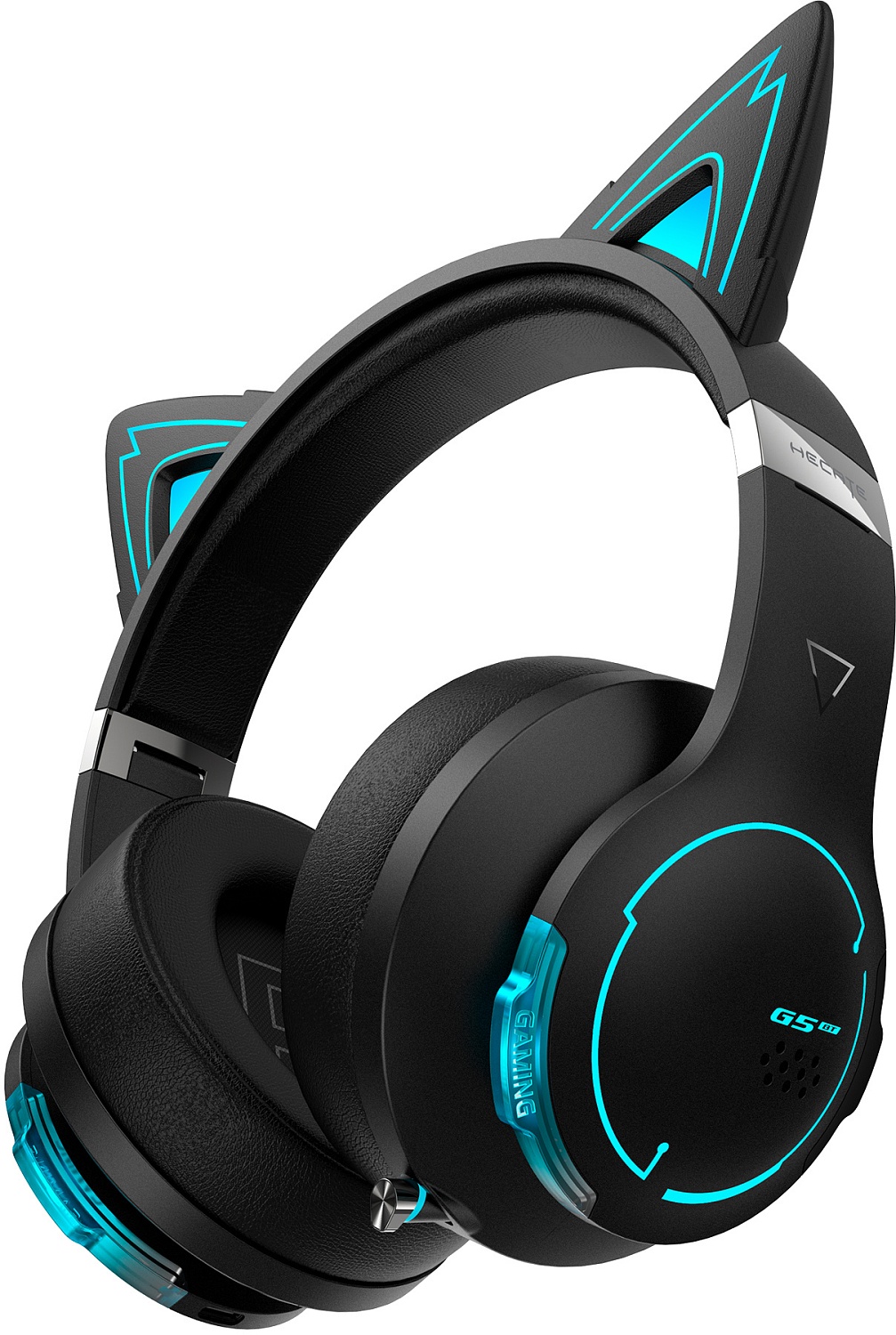 Наушники с микрофоном Edifier G5BT Cat черный мониторные BT оголовье